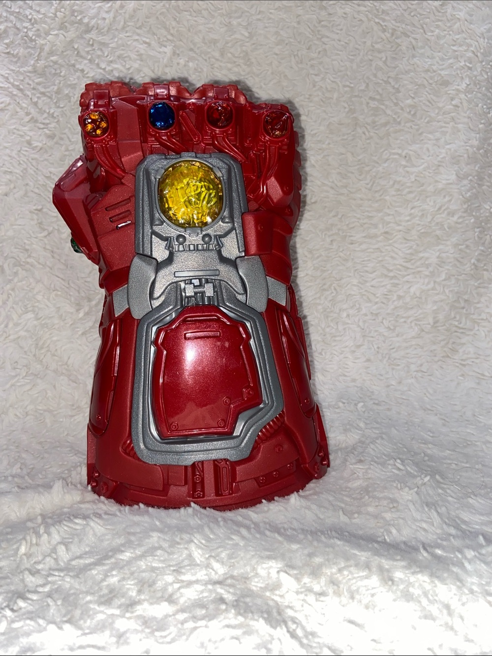 Marvel Avengers Endgame Iron Man Nano Gauntlet Toy Infinity Red Kids - Picture 1 of 7